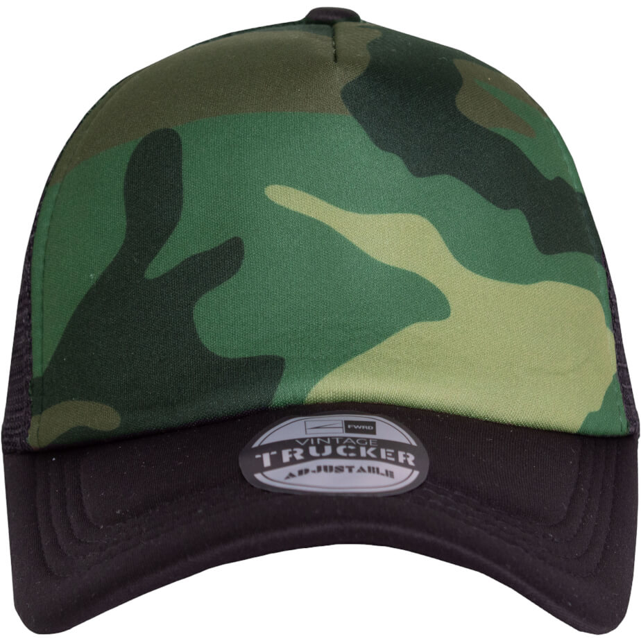 FWRD Vintage Trucker Camo Cap image